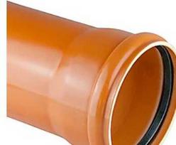 Kaczmarek Malewo Spolka Jawna EUR „Kaczmarek“ 110 x 500 mm PVC kanalizacijos vamzdis, su plienu, S SN8 klasė, EN 1401