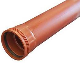 Wavin 160 x 1000 mm PP kanalizacijos vamzdis su mova, S SN8 klasė, EN 1852
