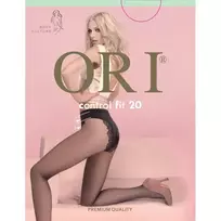 Moteriškos pėdkelnės ORI CONTROL FIT 20 DEN, 5 dydis, spalva NERO