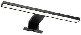 LED veidrodžio apšvietimas 5W 30cm 354Lm IP44 matinė juoda
