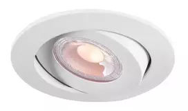 LED plonas šviestuvas 5W DIMM CCT 400Lm 50° CRI 90 be mirgėjimo, išpjovos diametras 70-75mm (įtrauktas vidinis maitinimo šaltinis) RAL9003