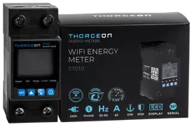 Vienfazis WiFi energijos skaitiklis 63A 1P DIN IP20