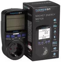 Lizdo Energijos Matuoklis 16A Euro Lizdas Juodas
