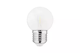 LED Lemputė 1W E27 G45 240V 25Lm 2700K PC matinė FILAMENTĖ