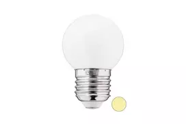 LED Lemputė 1W E27 G45 240V 50Lm 2700K PC šiltai balta