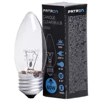Kaitrinė lemputė E27 60W B35 230V CL