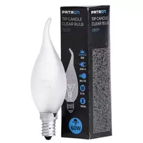 Kaitrinė lemputė E14 60W BA35 230V FR