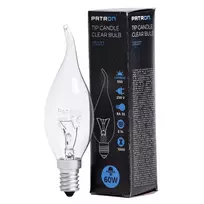 Kaitrinė lemputė E14 60W BA35 230V CL