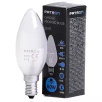 Kaitrinė lemputė E14 60W B35 230V FR