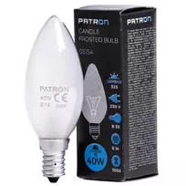 Kaitrinė lemputė E14 40W B35 230V FR