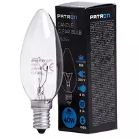 Kaitrinė lemputė E14 40W B35 230V CL