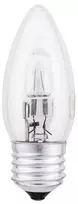 Halogeninė lempa 28W E27 B35 240V Skaidi