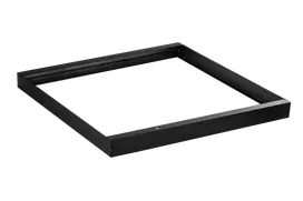 Įmontuojamas rėmas tinka 595×595 LED paneliui, juodas