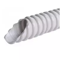 Lanksčios spiralės drenažo vamzdis 30 m, 25 mm, baltas