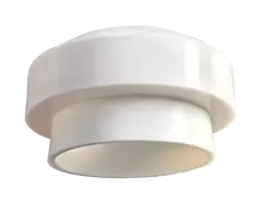 Silicone tarpiklis ILLU (10 vnt.) Baltas