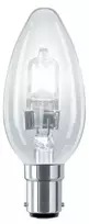 Halogeninė lempa 42W B15D B35 240V Skaidi