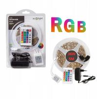 ECOLIGHT2 Ecolight EC79406 LED juostelių rinkinys LED juosta 5050 5m su RGB valdikliu ir 12V maitinimo šaltiniu