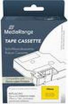 MediaRange Schriftbandka. Komp. Dymo 19mmx7m schwarz/gelb (MRDY45808)