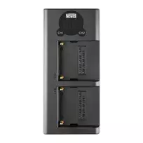 Newell DL-USB-C dviejų kanalų įkroviklis NP-F550/770/970 akumuliatoriams