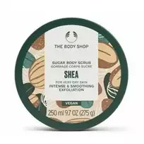"The Body Shop" taukmedžio kūno šveitiklis - kūno šveitiklis labai sausai odai, 250 ml