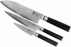 "Kai Shun Damascus" 3 dalių peilių rinkinys medinėje dėžutėje
