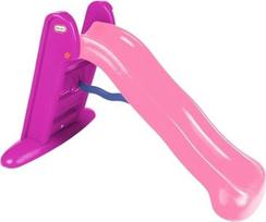 "Little Tikes Easy Store" didelė čiuožykla - patvarus, tvirtas, vaikams saugus, lengvai sulankstomas, kad būtų galima lengvai keliauti ir laikyti - rožinis