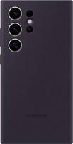 "Samsung" silikoninis išmaniojo telefono dėklas EF-PS928, skirtas "Galaxy S24 Ultra", mobiliojo telefono dėklas, silikoninis, atsparus įbrėžimams, plono dizaino, tamsiai violetinis