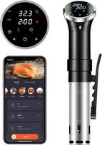"Sous Vide Garer Wifi", 1100 W "Sous Vide Stick" tikslaus virimo puodas su 25-95 °C temperatūros nustatymu ir laikmačiu, IPX7 vandeniui atsparus, skirtas ruošti šeimos vakarienes, Kalėdos