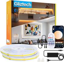 20 m COB LED juosta, 3000 K - 6500 K Dimmable Warm White to Cool White Ultra Bright COB Strip, Under-Unit Light Kitchen LED su nuotolinio valdymo pulteliu ir Smart BT App Control LED Strip for Bedroom, Living Room