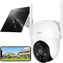ARENTI 2K/3MP lauko stebėjimo kameros baterija su saulės baterija, PTZ 360° WLAN stebėjimo kamera lauke, 100 % belaidė, spalvotas naktinis matymas, PIR judesio jutiklis, 2 krypčių garsas, prožektorius ir sirena
