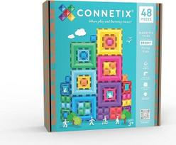 CONNETIX Bright Portal 48 magnetinių plytelių pakuotė