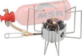 MSR Dragonfly kompaktiška skysto kuro krosnelė stovyklavimui ir kuprinei