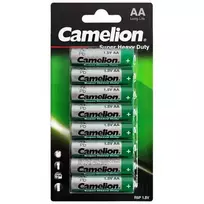Baterija - Camelion AA Super Heavy Duty Cinko-Karbono 1.5V 8 Pakuotė