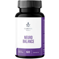 Nervų sistemai GAMTOS NAMAI NEURO BALANCE, 60 kaps. (-55% perkant 2 vnt.)