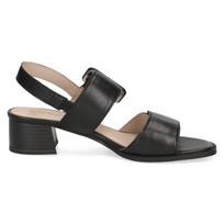 CAPRICE moteriškos juodos basutės, Sandals