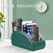 Išmaniojo (Smart TV) ir televizoriaus priedas Sieninis PU odinis pultų laikiklis,  Žalias