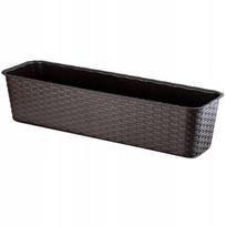 Balkono vazono dėžutė 60cm rotango