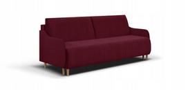 Sofa-lova BEST 3 vietų Raudona Moderni apmušalų miegamoji funkcija 140x190