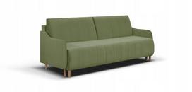 Sofa-lova BEST 3-vietė žalia, miegamoji dalis 140x190 cm, su patalynės dėže