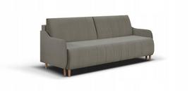 Sofa-lova BEST, 3 vietų, šviesiai ruda, 140x190 cm miegama dalis su patalynės dėže