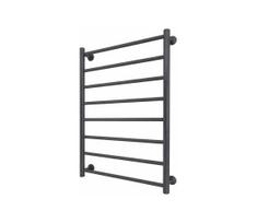 Vonios kambario kopėčių radiatorius INOX FLAT 163W/230V 77x53 cm, nerūdijančio plieno / antracitas