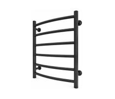 Vonios kambario rankšluosčių džiovintuvas INOX CLASSIC, 120 W/230 V, 57 x 43 cm, nerūdijančio plieno/juodas
