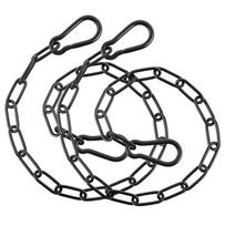 2 Pcs Gate Chain Lock Stainless Steel 20 inch Link Gate Latch with Spring Buckle Weatherproof for Outdoor Fence Pet Cages Yard