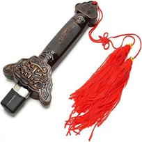 Tai Chi Kung Fu kovos menai Magiškas kardas Įtraukiamas kardas pratimams, pasirodymams, Helovinui (Nerūdijantis plienas) šviesiai ruda spalva