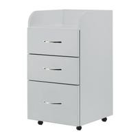 Kosmetologinis vežimėlis su stalčiais Activeshop Combi Grey