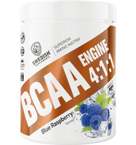 Swedish Supplements BCAA Engine 4:1:1, Blue Raspberry, 400 g