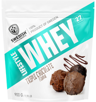 Swedish Supplements Lifestyle Whey, Triple Chocolate, 900 g