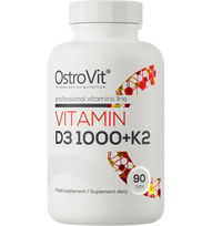 OstroVit Vitamin D3 1000 IU + K2, 90 tab