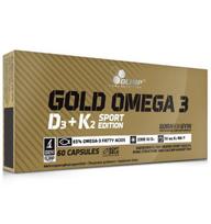 Olimp Gold Omega 3 D3+K2 Sport Edition, 60 kap