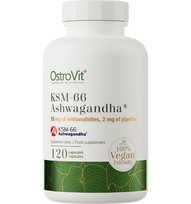 OstroVit KSM-66 Ashwagandha® VEGE, 120 kap